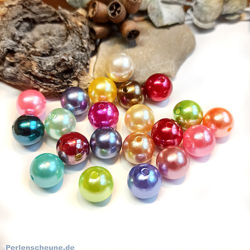 Perlenset 20 Rainbow Perlen 12 mm Kinderperlen